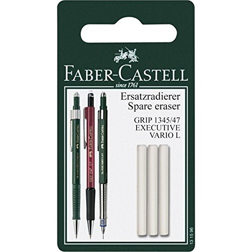 Faber-Castell TK-Fine 1 Pack 3 Erasers 131596