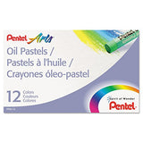 PENPHN12 - Pentel Oil Pastel Set With Carrying Case
