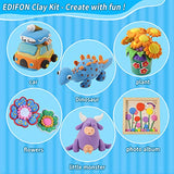 Air Dry Clay kit with Photo Frame, EDIFON 36 Colors Modeling Clay Ultra Light Magic Clay with Tools and Project Manual, Safe and Non-Toxic Modeling Clay, Ideal Gift for Kids