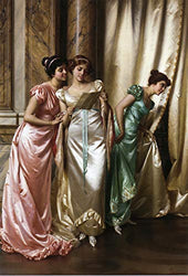 Vittorio Reggianini The Eavesdroppers Private Collection 30" x 20" Fine Art Giclee Canvas Print (Unframed) Reproduction