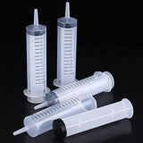 Frienda 4 Pack Large Plastic Syringe for Scientific Labs and Dispensing Multiple Uses Measuring Syringe Tools (150 ml)