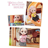 XDXDO Doll House, Large Floor Doll House Furniture and Accessories, Open Princess Castle Toy Including Two Dolls, Suitable for Gifts for Boys and Girls Over Three Years Old