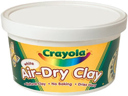 Crayola Air Dry Clay 2.5 lb. Tub - White 1 pcs sku# 673877MA