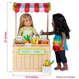 Adora Amazing World “Farmer’s Market Wooden Play Set” – 31 Piece Accessory Set for 18” Dolls [Amazon Exclusive]