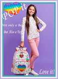 Rolling Backpack for Girls Wheels Backpacks for Elementary Student Kids Wheeled Trolley Trip Luggage for Teen Girls with Lunch Box Pencil Case