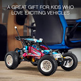 LEGO Technic Off-Road Buggy 42124 Model Building Kit; App-Controlled Retro RC Buggy Toy for Kids, New 2021 (374 Pieces)