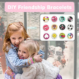 Friendship Bracelet Making Kit - Arts and Crafts for Kids Ages 6-12 Year Old Girl Birthday Bracelets Gifts Jewelry Maker Activity Christmas DIY Toys
