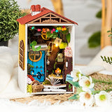 Rolife Tiny House Miniature Dollhouse Craft Kit for Adults to Build Mini Town Serie (Sunshine Garden)