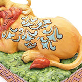 Enesco 6000972 Disney Traditions by Jim Shore Lion King Simba and Mufasa Father's Pride Figurine, 4.41 Inch, Multicolor