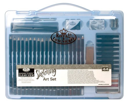 ROYAL BRUSH RSET-ART3205 Clear View Essentials Clear View Art Set-Sketching