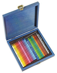 KOH-I-NOOR Progresso Woodless Coloured Pencil Set in Wooden Box (Set of 24)
