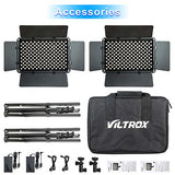 VILTROX LED Video Lighting Kit 45W/4700LM LED Video Light with Wireless Remote Bi-Color Dimmable 3300K-5600K LED Light Panel with Stand and Bag LED Light for Video Studio Photography Yutube