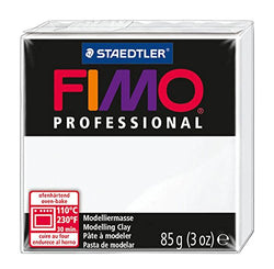 Staedtler Fimo Professional Soft Polymer Clay, 3-Ounce, White