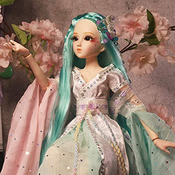 Diary Queen Fortune Days Original Design 18 inch Dolls(with Gift Box), Series 26 Joints Doll, Best Gift for Girls (Change)