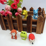 TOAOB 24PCS Novelty Puzzle Animal Eraser Collection With Plastic Compartment Storage Box