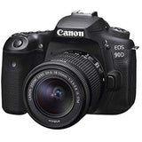 Canon EOS 90D DSLR Camera w/Canon EF-S 18-55mm F/3.5-5.6 is STM Zoom Lens + Case + 128GB Memory (28pc Bundle)