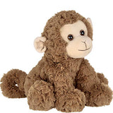 Bearington Giggles Plush Monkey Stuffed Animal, 10.5 Inch