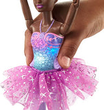 Barbie Doll Magical Ballerina Doll Blonde Hair Light-Up Feature Tiara and Purple Tutu Ballet Dancing Poseable Kids Toys