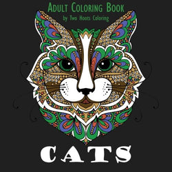 Adult Coloring Book: Cats