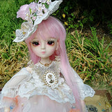 18" 1/4 BJD Doll Full Set 45cm 18inch 18 Jointed Dolls + Wig + Skirt + Makeup + Shoes + Socks + Accessories for Girs's Toy (Diana)