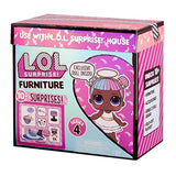 LOL Surprise Furniture Sweet Boardwalk with Sugar Doll and 10+ Surprises, Doll Candy Cart Furniture Set, Accessories