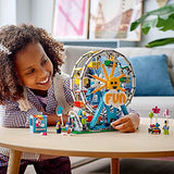 LEGO Creator 3in1 Ferris Wheel 31119 Building Kit with Rebuildable Toy Bumper Cars, Boat Swing and 5 Minifigures; New 2021 (1,002 Pieces)