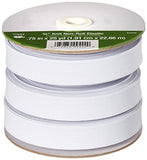 Dritz 9422W Non-Roll Knit Elastic, White, 3/4-Inch by 25-Yard