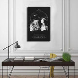 HD Vintage Movie Classic Movies Casablanca Canvas Poster Bedroom Decor Sports Landscape Office Room Decor Hiimy Poster Gift Unframe:16×24inch(40×60cm)