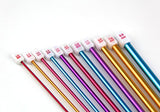 RayLineDo 11pcs Multicolour Aluminum Crochet Hook Knitting Needles Weave Knit (2.0mm-8.0mm) with