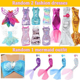 60pcs Doll Clothes and Accessories Fashion Dress Wedding Gowns, Daily Tops Pants Outfits Jumpsuit Swimsuits Bikini, 10 Mini Dresses Skirts, Shoes Hangers Dollhouse Accessories for 11.5 inch Girl Doll