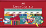 Faber - Castell 114415 - wooden case with 35 crayons