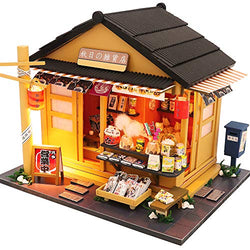 DIY DOLLHOUSE Miniature Kit with Furniture, 3D Wooden Miniature House , Miniature Dolls House kit M914