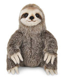 Bearington Simon Plush Three Toed Sloth Stuffed Animal, 10 inches