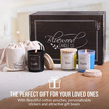 Bluewood Candle Co. - Small U.S. Based Business - Luxury Candle Making Kit - Complete DIY Kit for Scented Candles - Quality Ingredients with 100% Natural Soy Wax - Great Gift - Fun and Easy Activity
