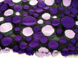 Faux Fake Fur Bubble PURPLE LILAC 2 Tone Fabric 58 Inch Wide Fabric By the Yard (F.E.®)