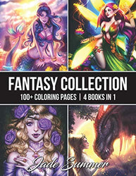 Fantasy Collection: An Adult Coloring Book with 100+ Incredible Coloring Pages of Mermaids, Fairies, Vampires, Dragons, and More!