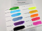 Faber Castell Gelatos Colors Set, Iridescents - Water Soluble Pigment Crayons - 15 Iridescent