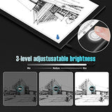 A4 Tracing Light Box, Magnetic Portable LED Tracing Light Pad for Painting, Drawing & Art Supplies, Ultra-Thin, Adjustable, Scale, USB Power