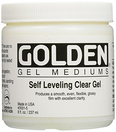 Golden Self Leveling Clear Gel Medium 8 oz.