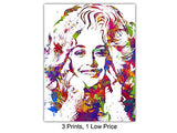 Dolly Parton Posters - Dolly Parton Gifts Set Gift for Dollywood, Country Music Fans, Women - Modern Art Andy Warhol Style Picture Prints - Dolly Parton Wall Art Decor - 8x10 Unframed