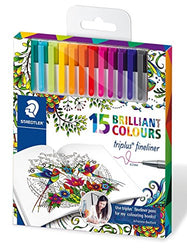 Staedtler Cienkopis Triplus 15 Kolorów