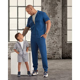 Simplicity Men's and Kid's Tracksuit Sewing Pattern Kit, Code S9482, Sizes Child XS - L/Adult XS - XL, Multicolor
