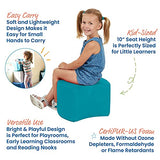 ECR4Kids Toddler Modular Stool Set, Butterfly Shaped Foam Seats, Child Size Stool, Colorful Flexible Seating, Homeschool Learning, Daycares and Classroom Furniture, 6-Piece - Contemporary