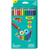 BIC Kids Coloring Combo Pack, Ultra Washable, Long-Lasting, Includes Markers, Pencils, and Crayons, Bright Assorted Colors, 46-Count