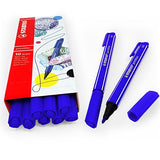 STABILO PointMax Nylon Tip Fineliner Pen - 0.8mm - Pack of 10 - Ultramarine - 488/32