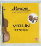 Merano 1/2 Size Pink Violin with Hard Case,Pink Stick Bow+Free Rosin+Extra Set of Strings+Merano Chrometic Clip On Tuner