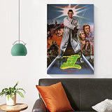 Classic Movie Poster Highlander Canvas Posters Painting Art Wall Posters Decorative Gift Pictures Home Family Living Room Bedroom for Men and Women Teens16×24inch(40×60cm)