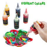 Mosaiz Tie Dye Party Kit of 15 Colors, Spray Tie Dye for Creative Activities and DIY for Kids and Adults, Fabric Dyeing Set