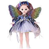 singyang 3 Outfits 1/6 BJD Doll Butterfly Fairy Dress, Cat Outfit, Big Eared Rabbit Outfit 12" Ball Joint Doll Set (Doll Clothes and Accessories only, no Dolls or Shoes)