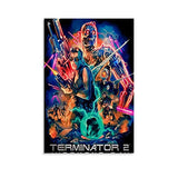 Witspace The Terminator 2 Hot Classic Movie Canvas Poster Art Canvas Art Poster and Wall Art Picture Print Modern Family Bedroom Decor Posters 12×18inch(30×45cm)